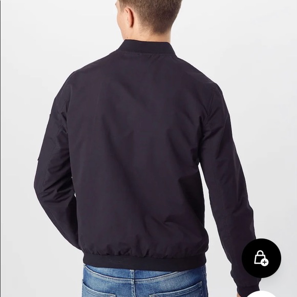 Jack and Jones Black Bomber jacket - Picture 2 of 6